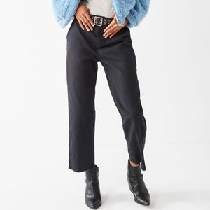 NEW Dickies High Rise Cropped Black Work Pants